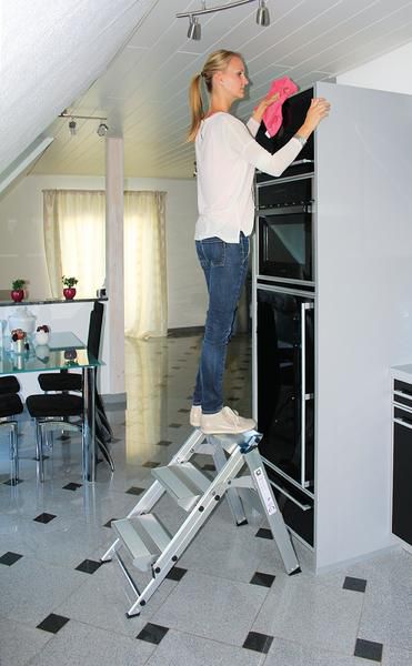 Produktbild Günzburger Aluminium Klapptreppe mit 2 Stufen