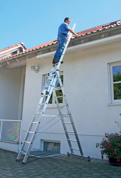 Produktbild Günzburger Aluminium Mehrzweckleiter mit 3x9 Sprossen