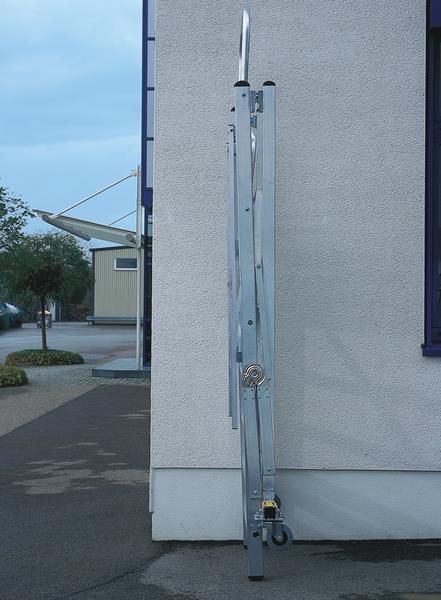 Produktbild Günzburger Aluminium Podestleiter fahrbar und klappbar mit 6 Stufen bild 2