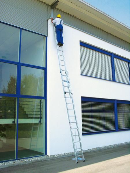 Produktbild Günzburger Aluminium Seilzugleiter 2 x 14 Sprossen bild 3