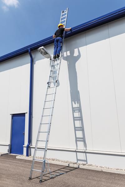 Produktbild Günzburger Aluminium Seilzugleiter 2 x 18 Sprossen