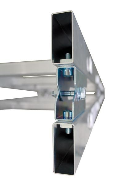 Produktbild Günzburger Aluminium-Sprossen Stehleiter mit 2x7 Sprossen bild 2