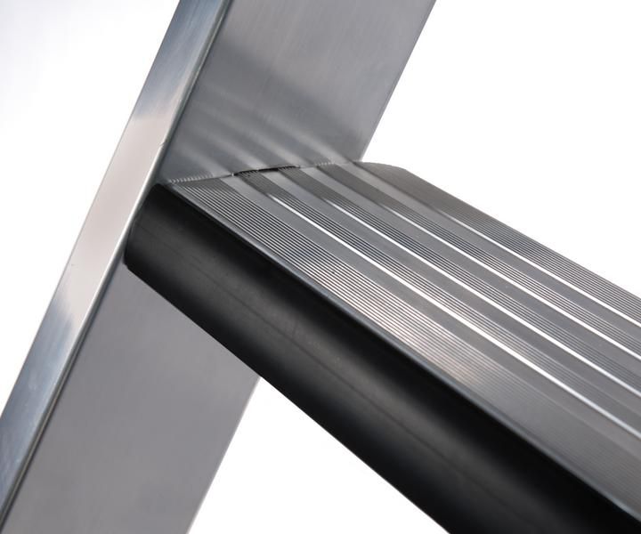 Produktbild Günzburger Aluminium Stehleiter relax step beiidseitig begehbar 2 x 4 Stufen bild 2