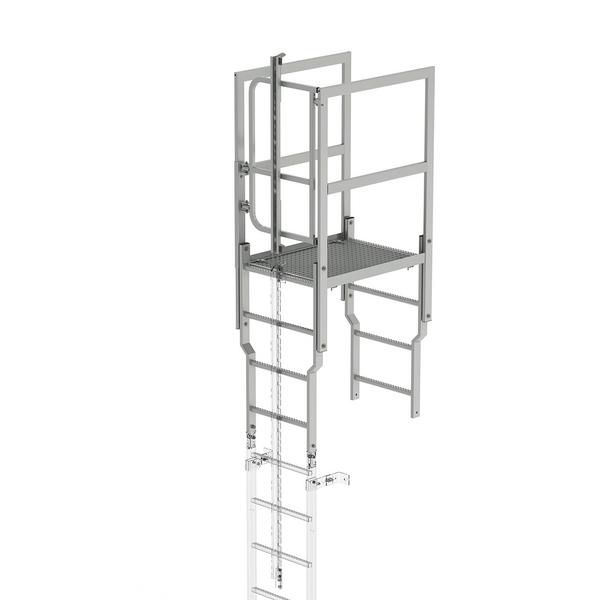 Produktbild Günzburger Attika Überstieg mit Sicherungstüre und Steigschutzschiene