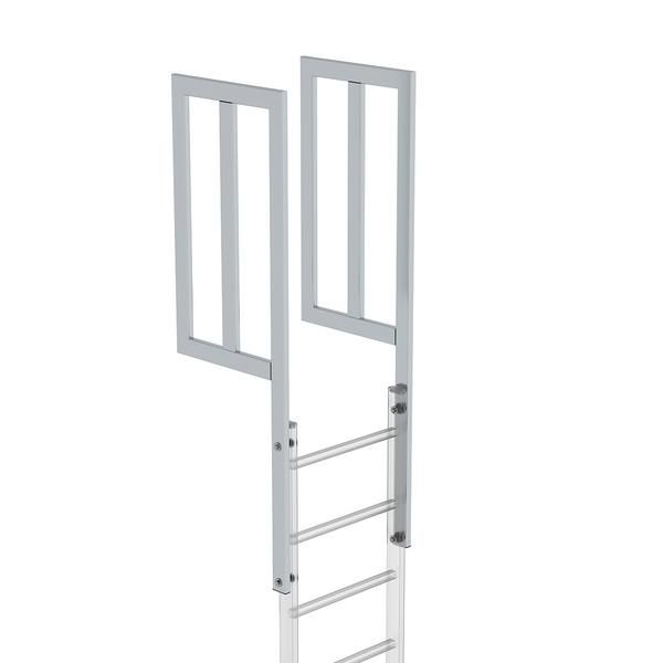 Produktbild Günzburger Ausstiegholm Geländeransatz Alu blank für Steigleitern