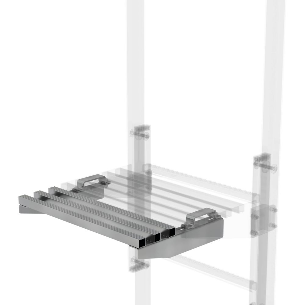 Produktbild Günzburger Ausstiegstritt Erweiterung Stahl verzinkt Breite 500 mm