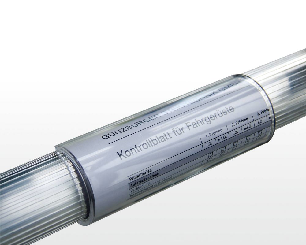 Produktbild Günzburger Clip Schale für Rundrohre Durchmesser 40 mm