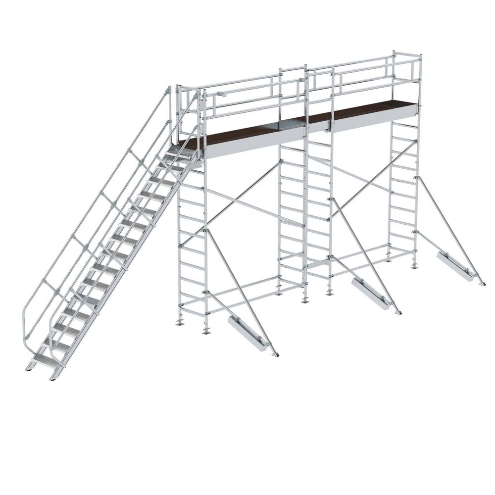 Produktbild Günzburger Enteisungsgerüst in Modulbauweise stationär Plattformlänge 5682 mm