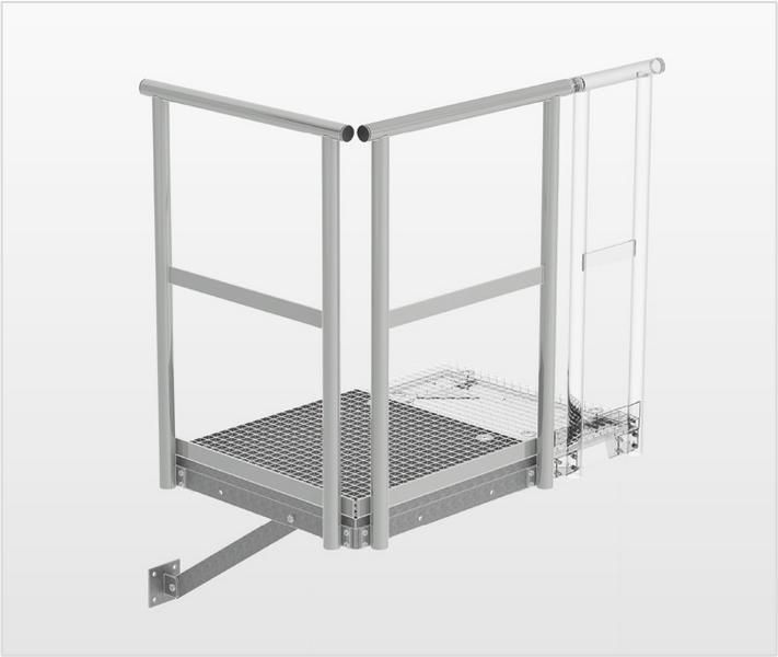 Produktbild Günzburger Erweiterungspodest 500 x 1000 für Steigleitern