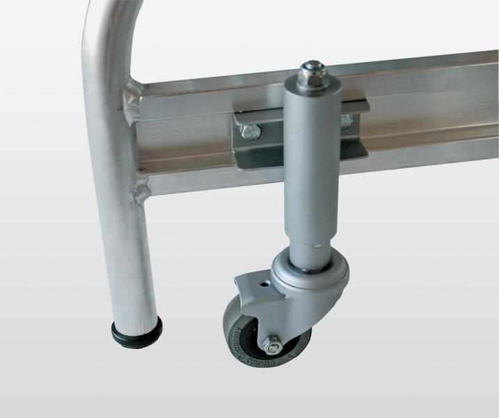 Produktbild Günzburger Feder Bremsrollen für Podeste mit 2 Stufen