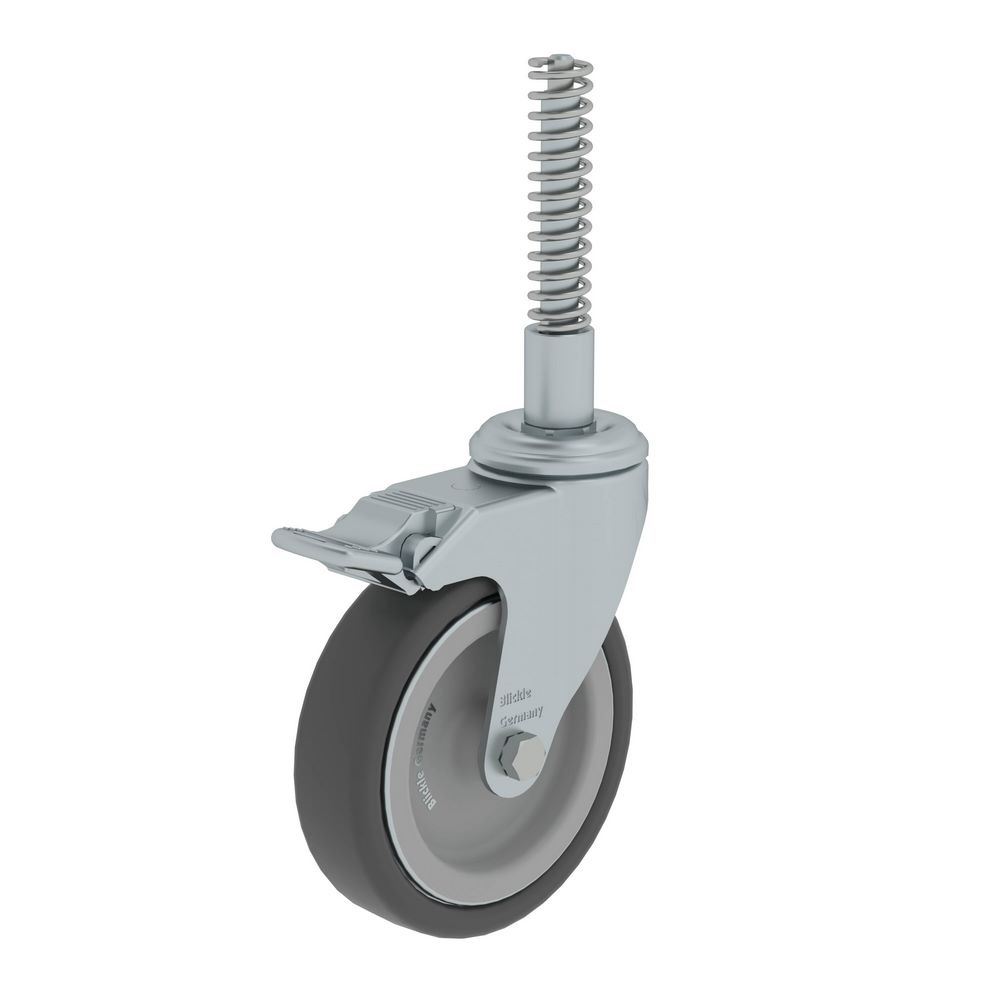 Produktbild Günzburger Federrolle 125 mm für Podesttreppen mit Feststeller