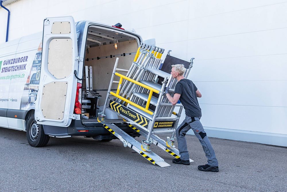 Produktbild Günzburger FlexxTower Ein Personen Gerüst für Arbeitshöhen bis 6,10 m bild 3
