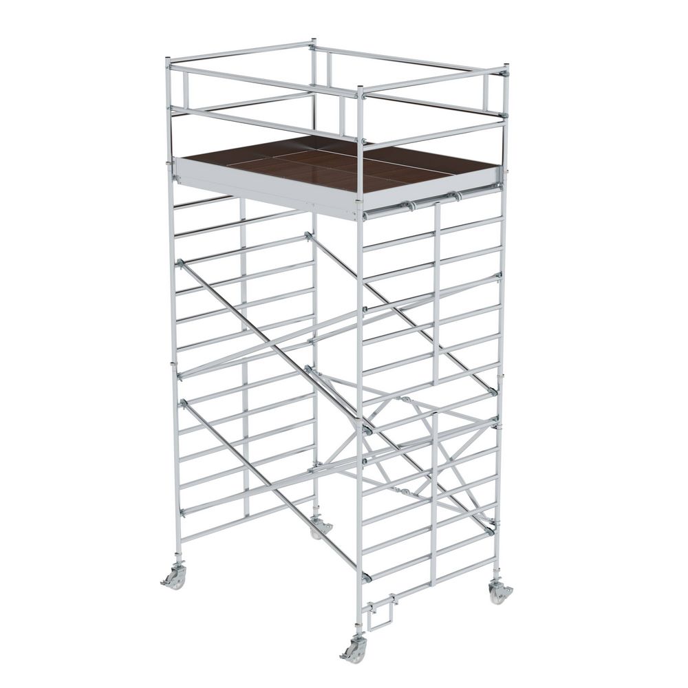 Produktbild Günzburger Klappgerüst mit Dreifach-Plattform Plattformhöhe 4,35 m