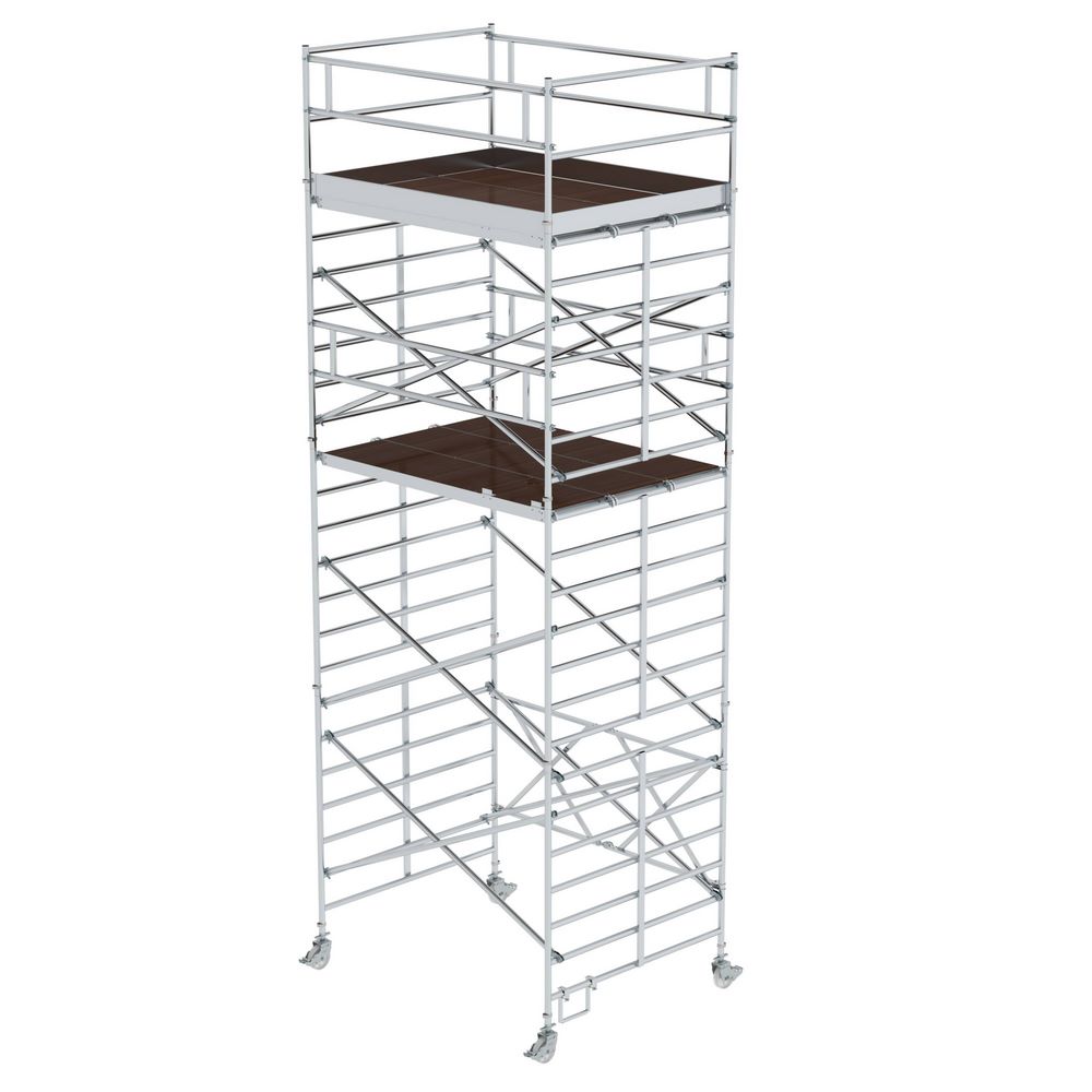 Produktbild Günzburger Klappgerüst mit Dreifach-Plattform Plattformhöhe 6,35 m