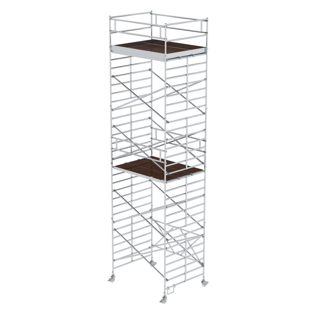 Produktbild Günzburger Klappgerüst mit Dreifach-Plattform Plattformhöhe 8,35 m