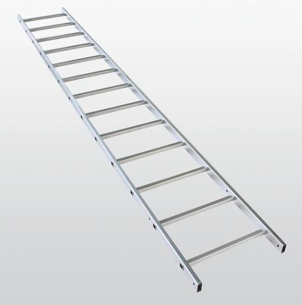 Produktbild Günzburger Leiternteil 3,64 Meter aus Alu blank mit 13 Sprossen