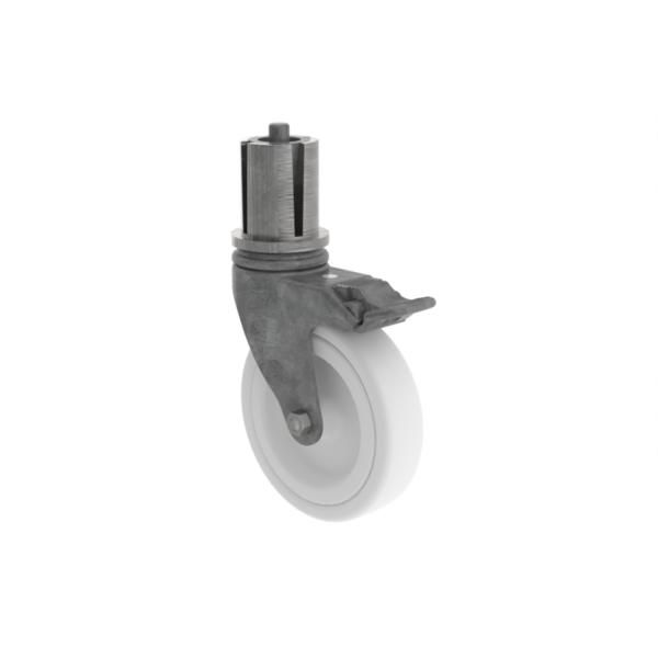 Produktbild Günzburger Lenkrolle mit Feststellbremse und Zapfen Durchmesser 125mm