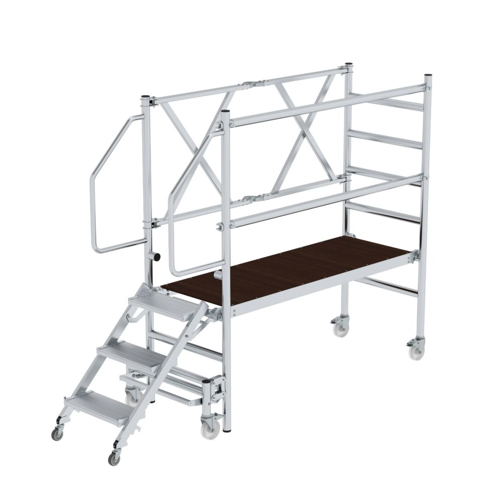 Produktbild Günzburger Montageplattform mit Treppenzustieg aus Aluminium bild 4