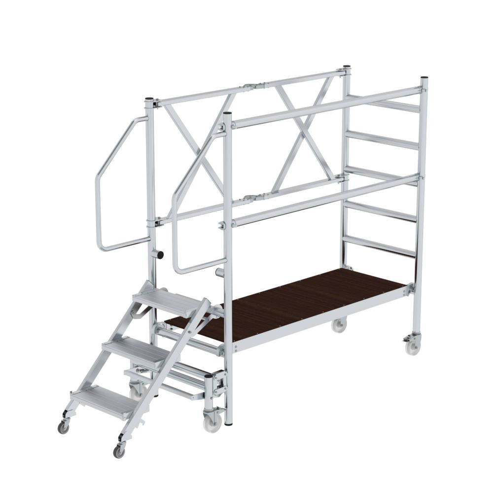 Produktbild Günzburger Montageplattform mit Treppenzustieg aus Aluminium bild 5