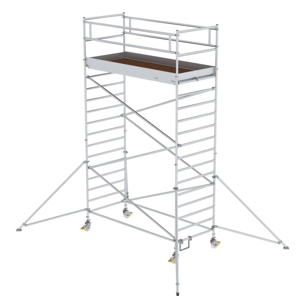 Produktbild Günzburger Rollgerüst 1,35 x 3,0 m mit Ausleger und Doppel-Plattform Plattformhöhe 4,35 m