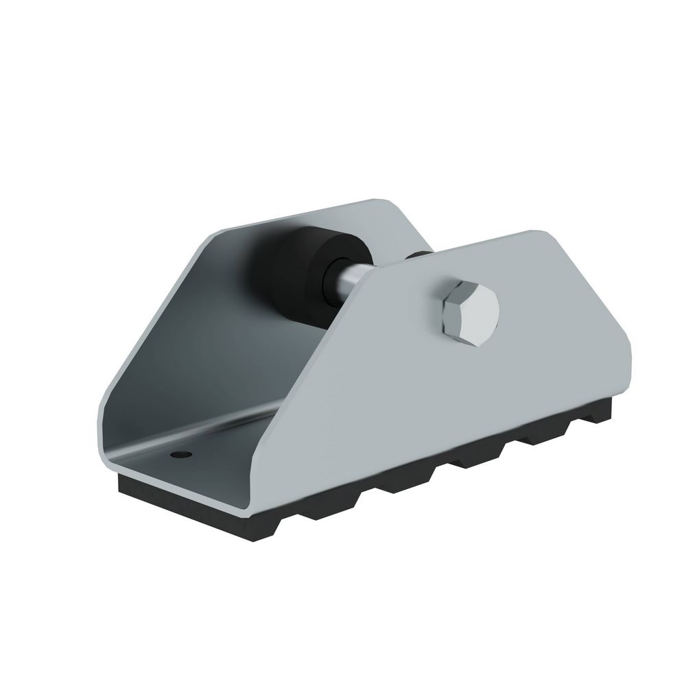 Produktbild Günzburger Schwenkfuß mit Gummiauflage 25 mm breit