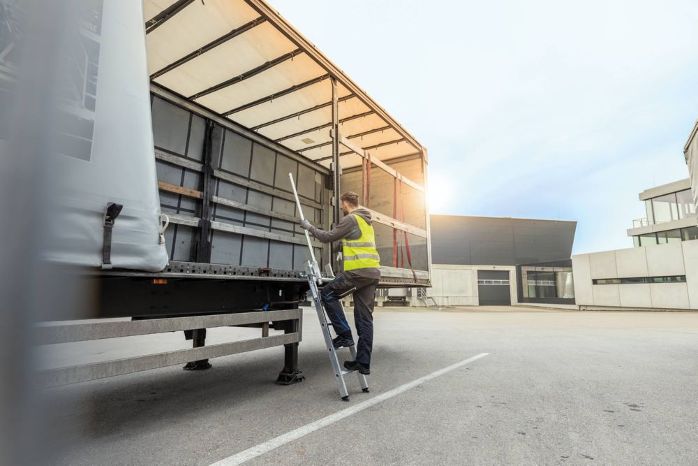 Produktbild Günzburger Stufen Anlegeleiter LKW 5 Stufen Magnet Montagesatz und Ausstiegsholm l bild 2