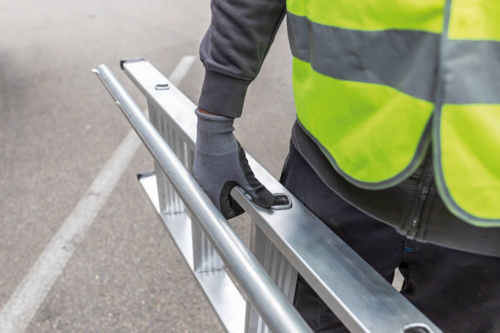 Produktbild Günzburger Stufen Anlegeleiter LKW 5 Stufen Magnetmontagesatz mit Ausstiegsholm r bild 2