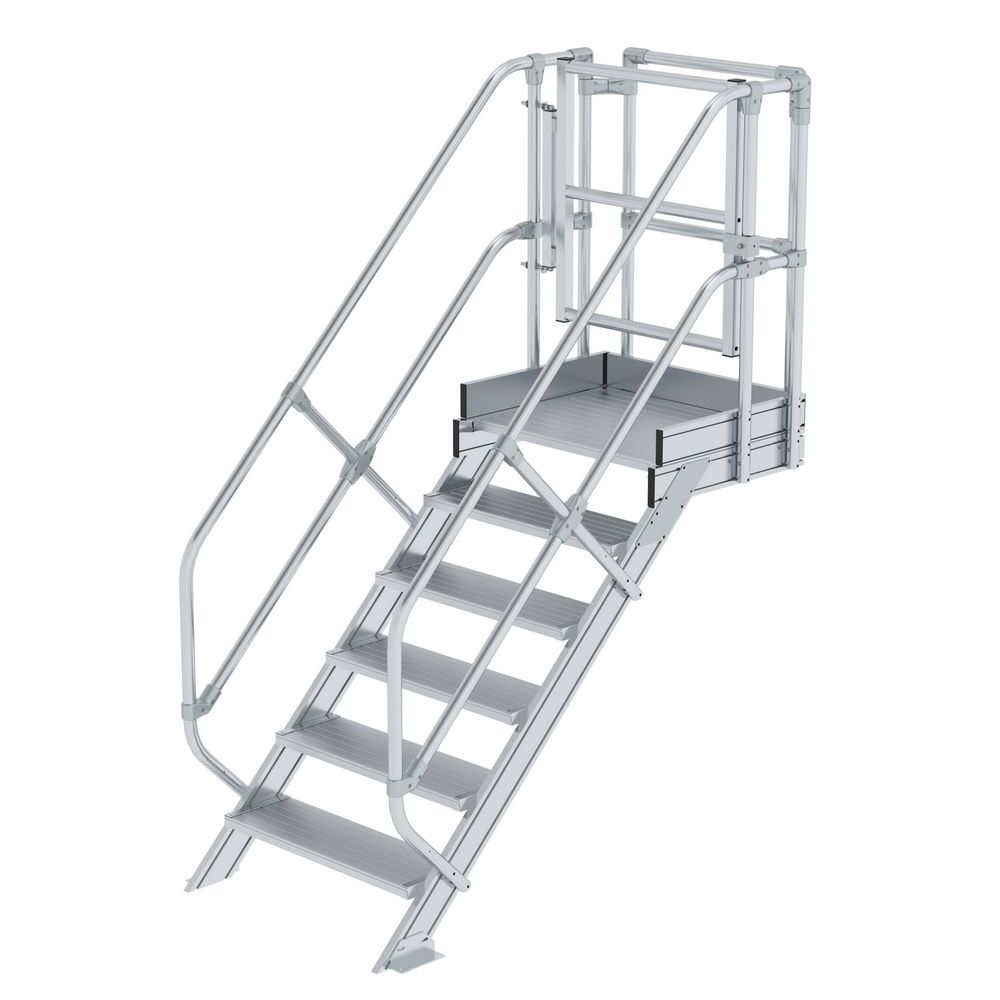 Produktbild Günzburger Treppen Modul Aluminium geriffelt 6 Stufen