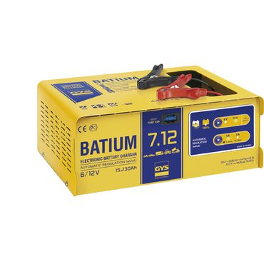 Produktbild GYS BATIUM 7.12 Automatisches Batterieladegerät inklusive Erhaltungsladung 15-130Ah bild 4