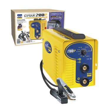 Produktbild GYS GYSMI 200P Mikorprozessorgesteurtes Elektroden-Schweißgerät inkl. Schweißhelm bild 3