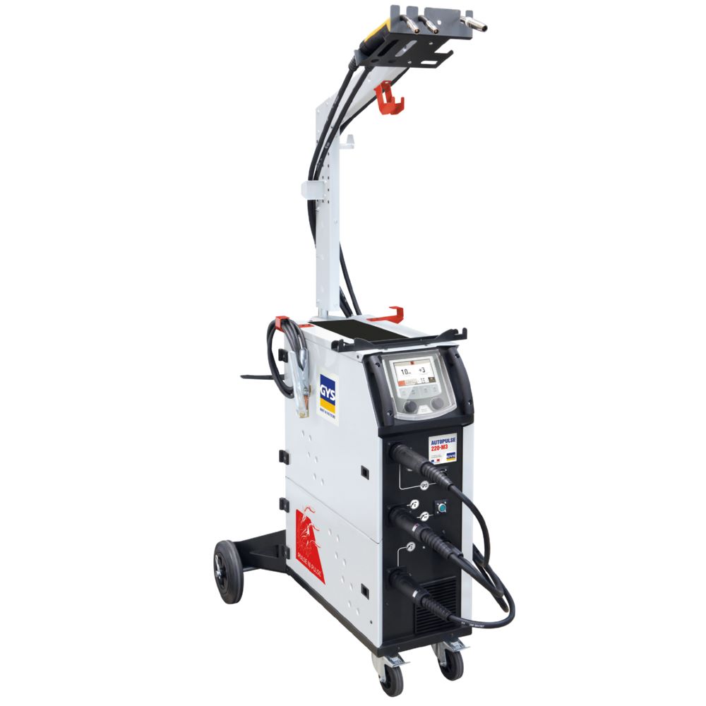 Produktbild GYS AUTOPULSE 220-M3 inklusive 3 Brenner