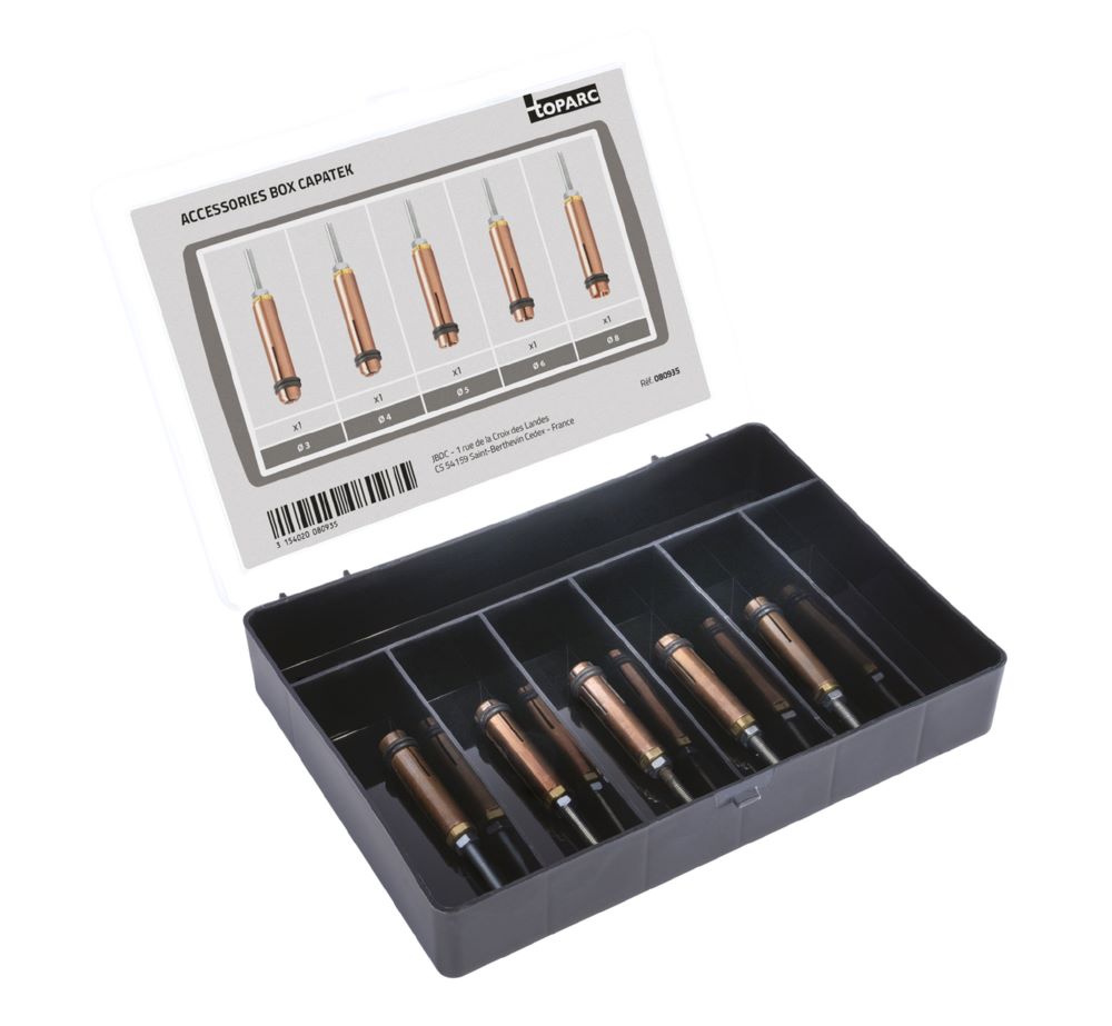 Produktbild Gys CAPATEK Zubehörkasten mit Spannfuttern für Dübel