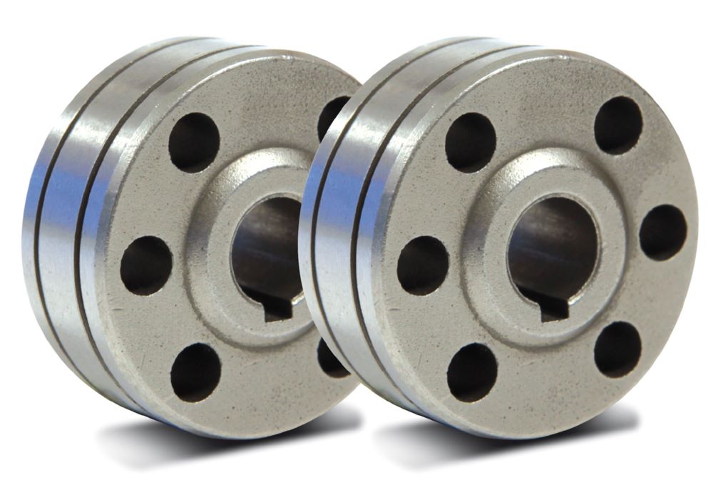 Produktbild Gys 2 Drahtführungsrollen Typ B Durchmesser 0,6/0,8 mm Stahl/Edelstahl