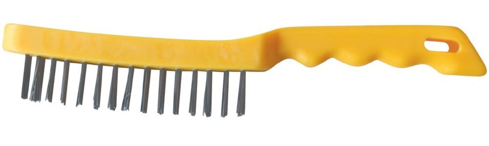 Produktbild Gys 24 Edelstahlbürsten 4 Reihen Kunststoffgriff