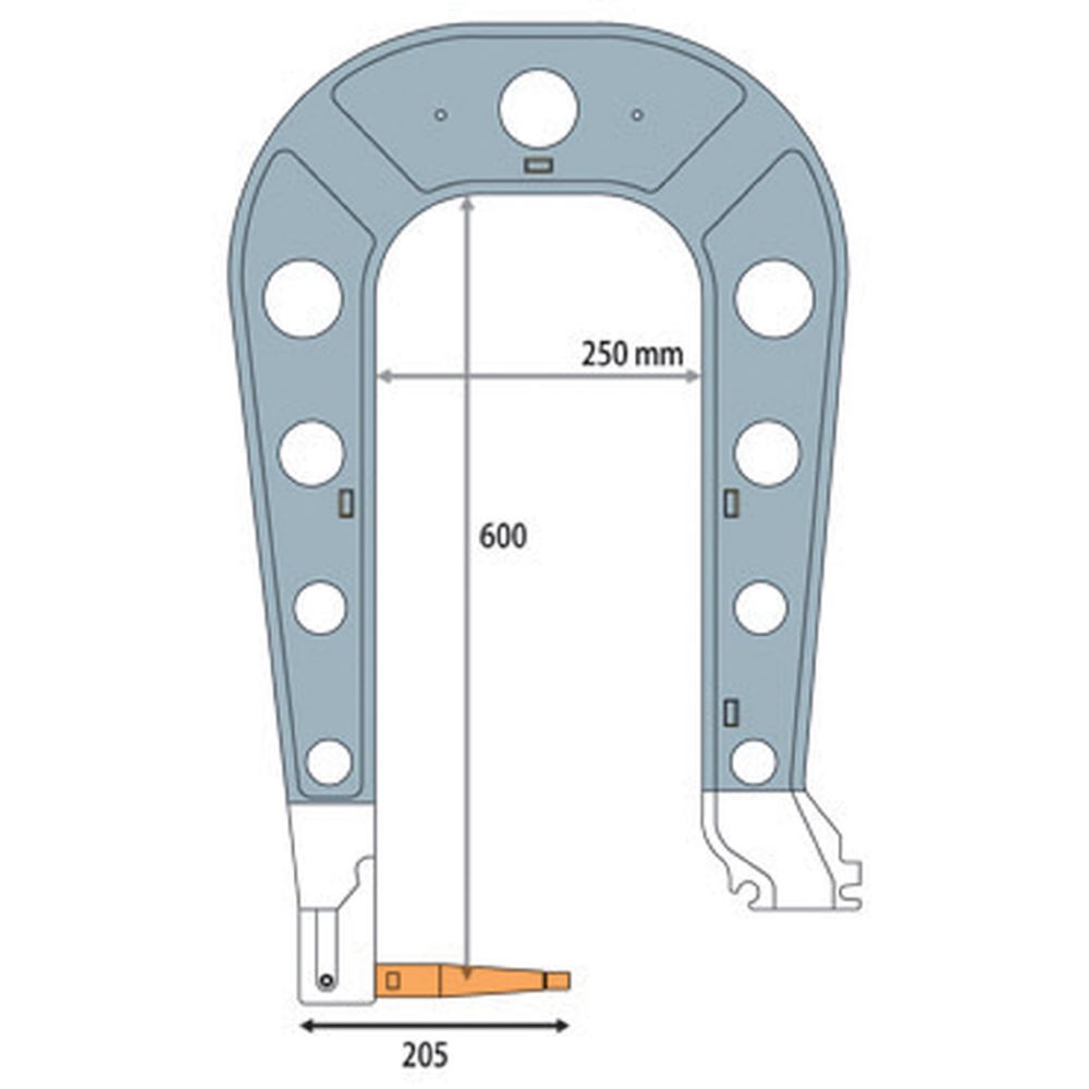 Produktbild Gys Elektrodenbügel C9 - 8 bar/550 daN LG 250 mm isoliert