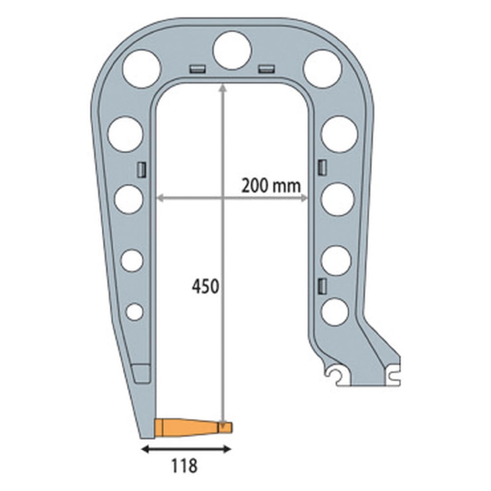 Produktbild Gys Elektrodenbügel C4 - 8 bar/550 daN LG 200 mm isoliert