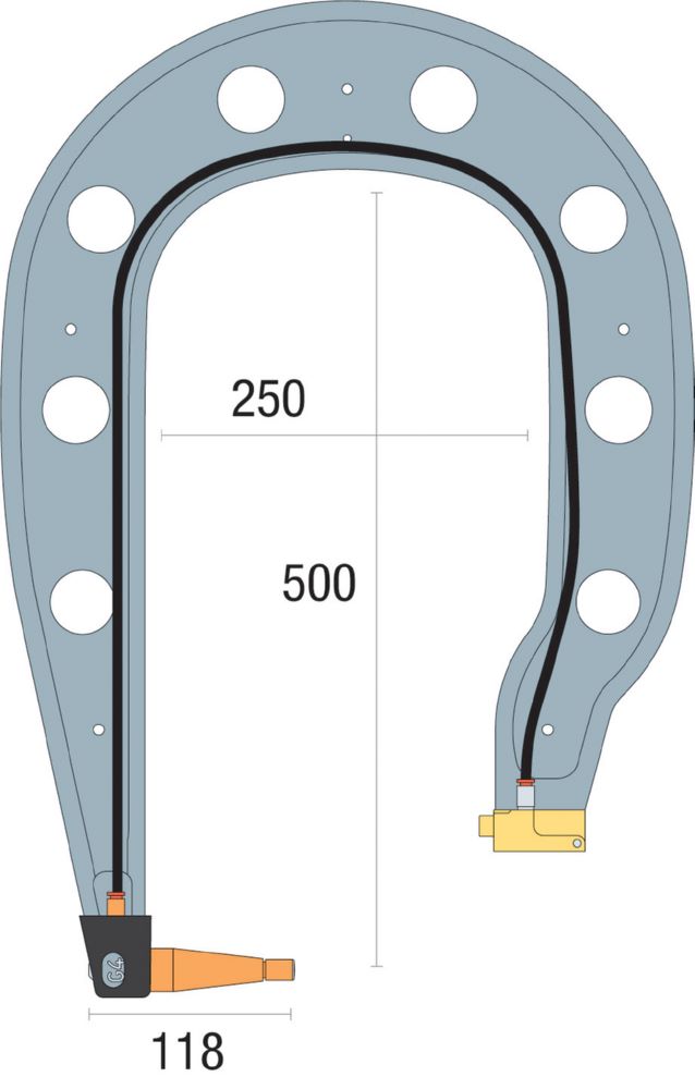 Produktbild Gys Elektrodenbügel G4 - 8 bar/550 daN LG 250 mm isoliert