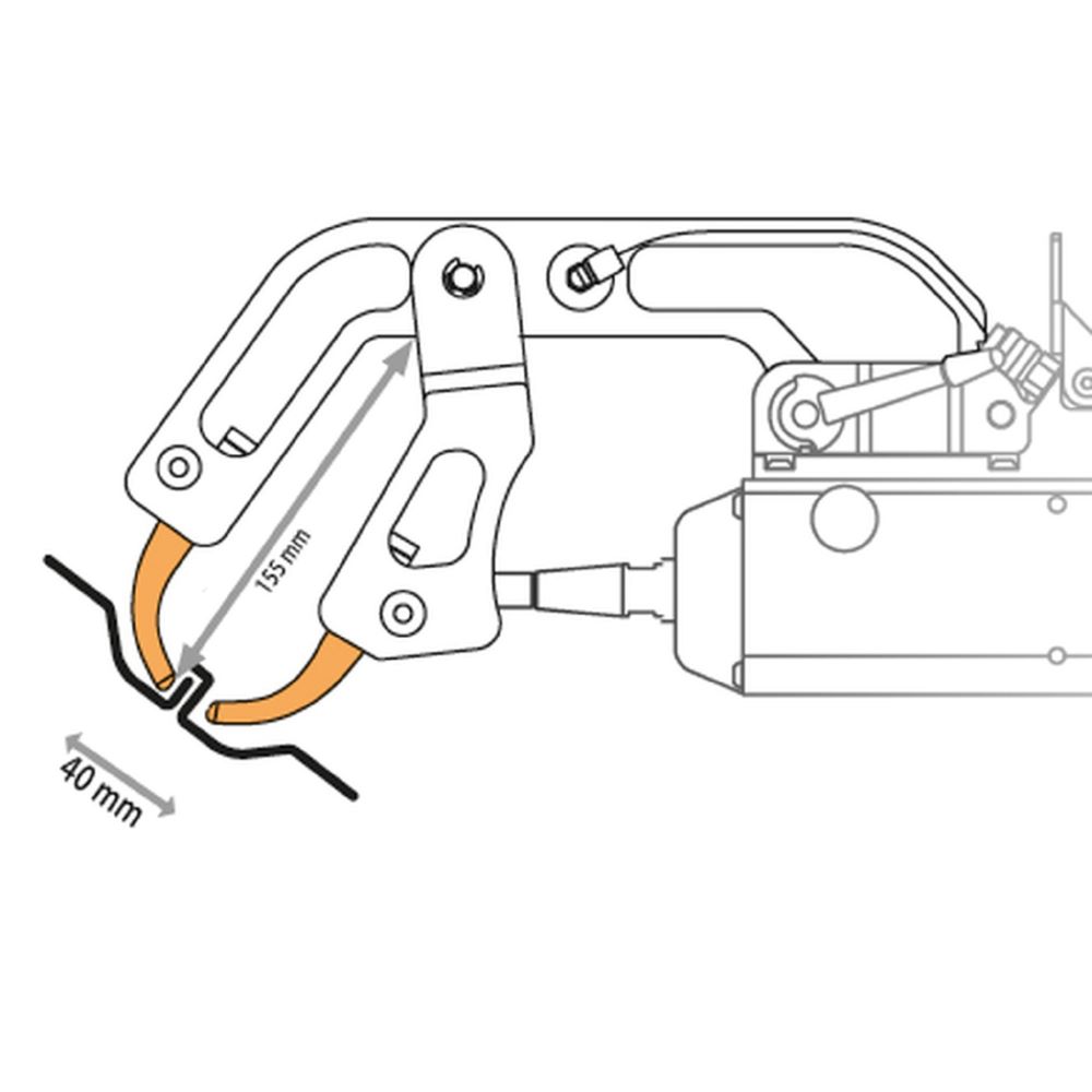 Produktbild Gys Elektrodenbügel C10 - 4 bar/150 daN nicht isoliert schwere Zugänge 