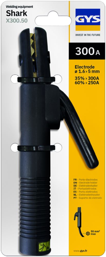 Produktbild Gys Elektrodenhalter SHARK X300.50 300 A 50 mm²