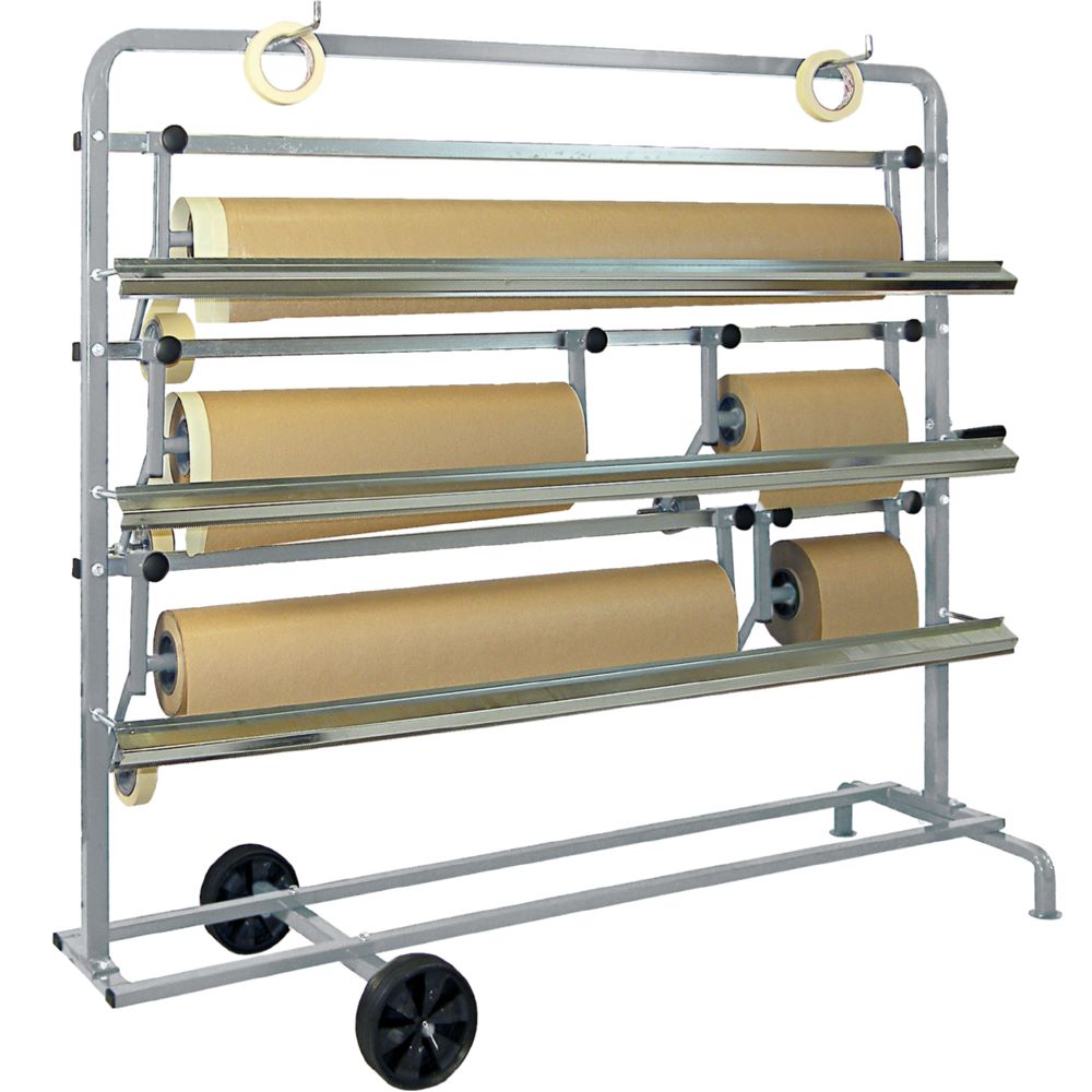 Produktbild GYS Fahrbarer Papierständer für 5 Rollen 30 bis 120cm