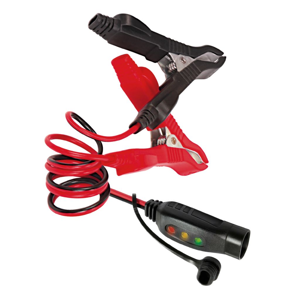 Produktbild Gys F2 Set Flash Kabel mit Ladestandanzeige Klemmen 0,56 Meter