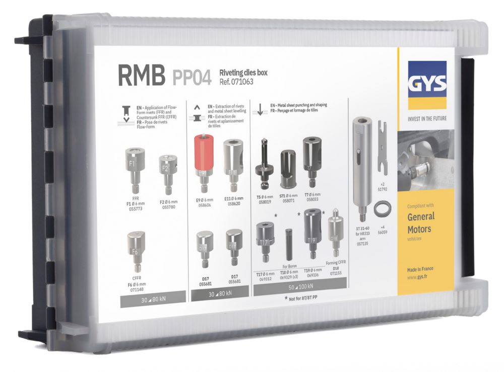 Produktbild Gys KIT MATRIZEN RMB PP 04 GM für 10T PP/Control Nietmaschinen