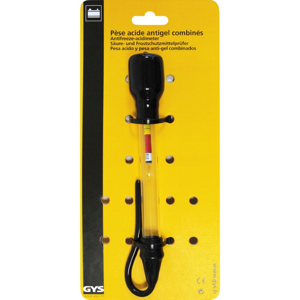 Produktbild GYS Kombinierter Säureprüfer und Frostschutzmittelmesser