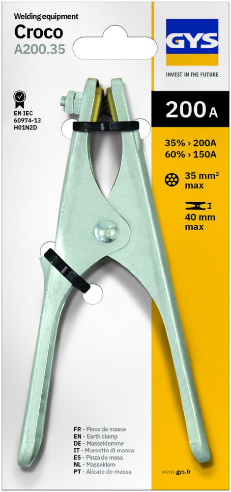 Produktbild Gys Masseklemme CROCO A200.35 200 A 35 mm²