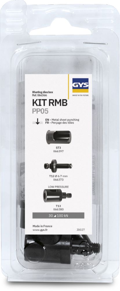 Produktbild Gys Matrizen-Set RMB PP 05 6.7 mm geringer Druck für Stanznietgeräte