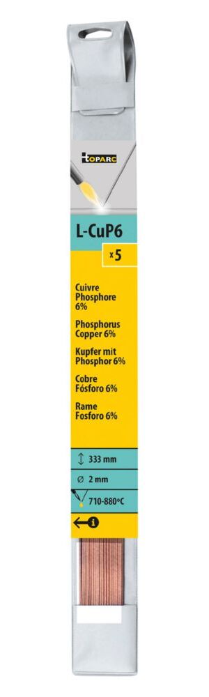 Produktbild Gys 5 Kupfer-Phosphor-Stäbe 2,0 Länge 333 mm