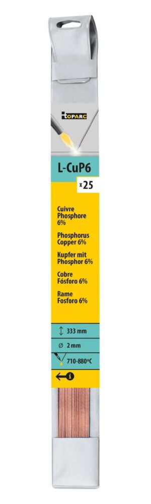 Produktbild Gys 25 Kupfer-Phosphor-Stäbe 2,0 Länge 333 mm