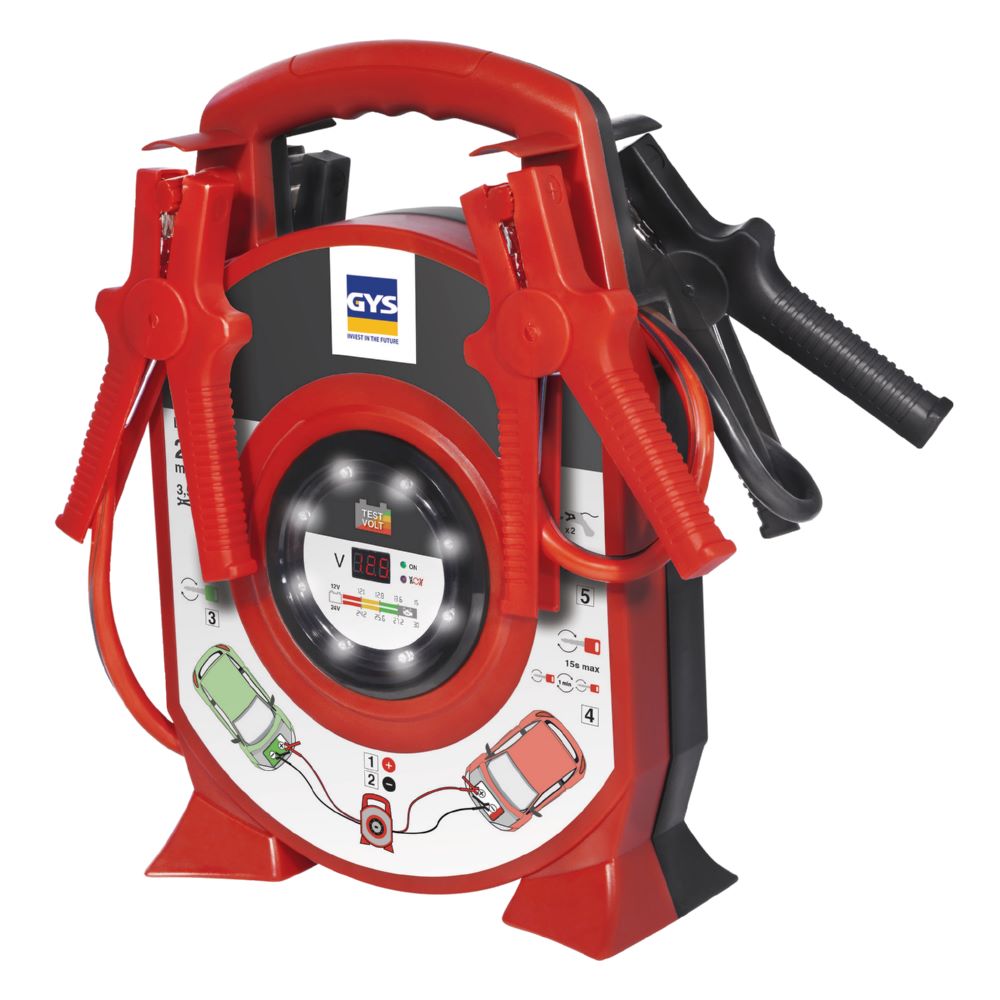 Produktbild Gys Starthilfekabel 350A 2 x 3,5 m 25 mm² mit isolierten Klemmen