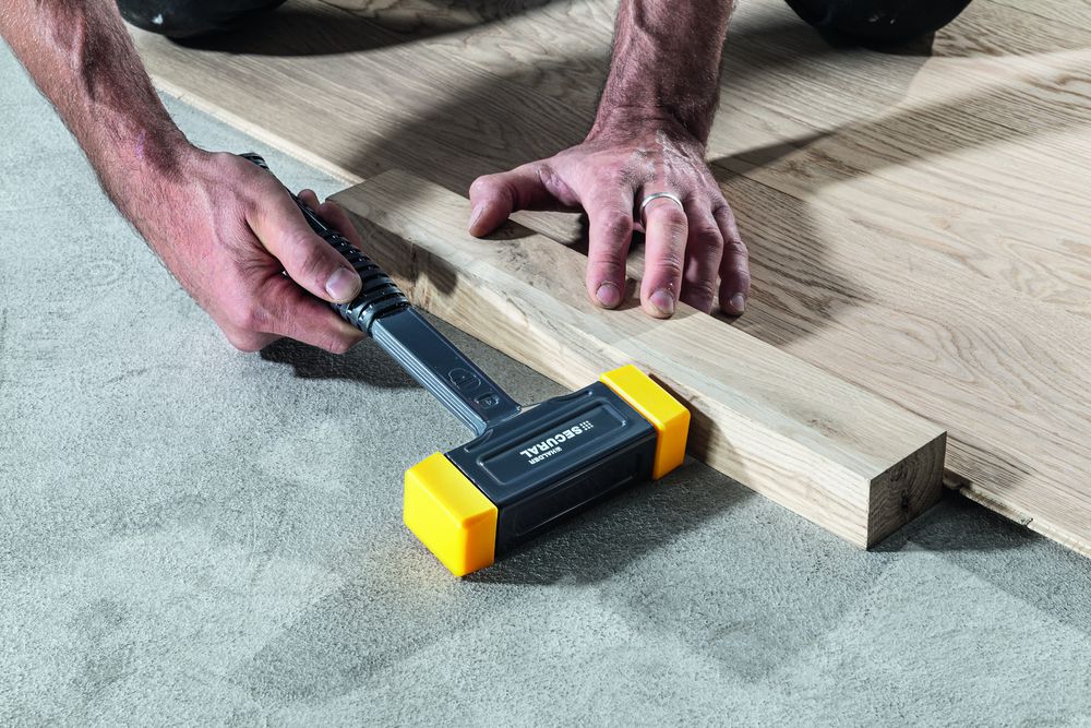 Produktbild SECURAL-Schonhammer, Kopf und Stiel bruchsicher aus einem Stück Stahl, Schlageinsätze rechteckig | L=35 mm / B=45 mm | 3380.045 bild 11