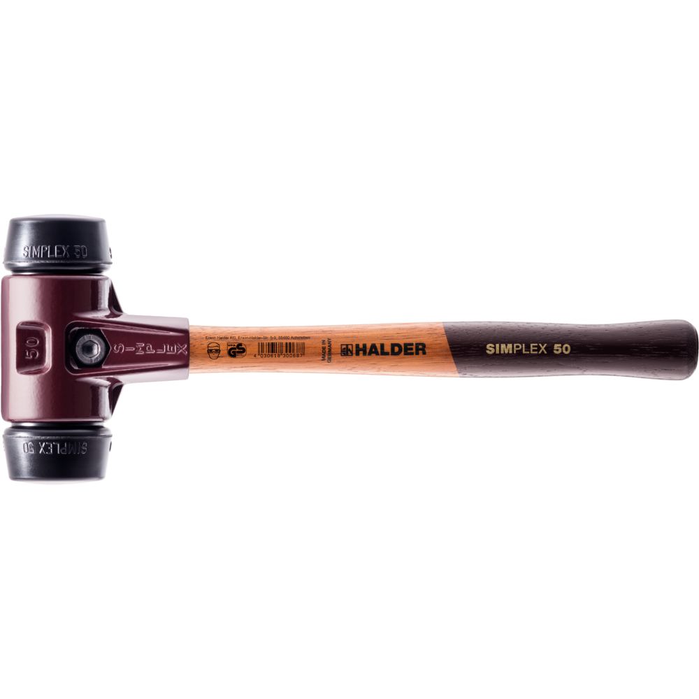 Produktbild Halder Schonhammer SIMPLEX 60mm Gummi